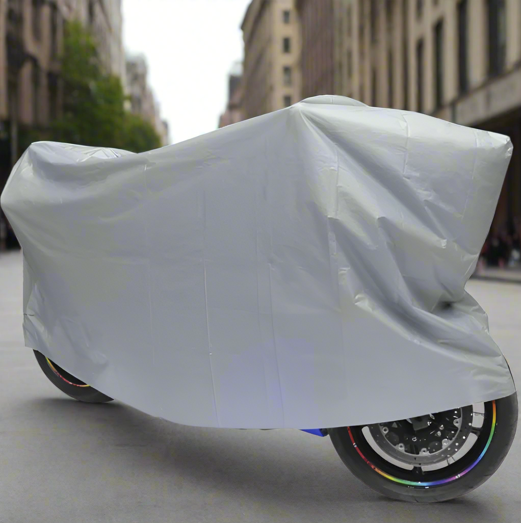 Husa pentru bicicleta/motocicleta/scooter, Zola®, impermeabila, ideala pentru protectie, gri, 205x125 cm Husa pentru bicicleta/motocicleta/scooter, Zola®, impermeabila, ideala pentru protectie, gri, 205x125 cm